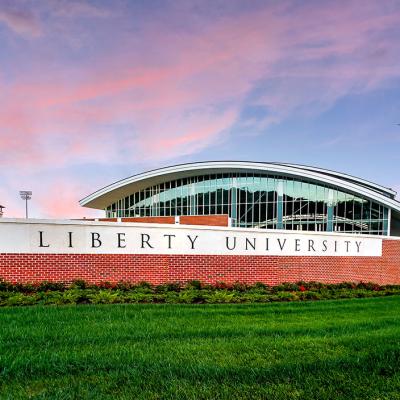 Liberty University Entrance Sign